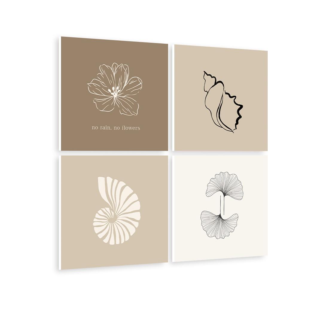 Shell Flower Beige