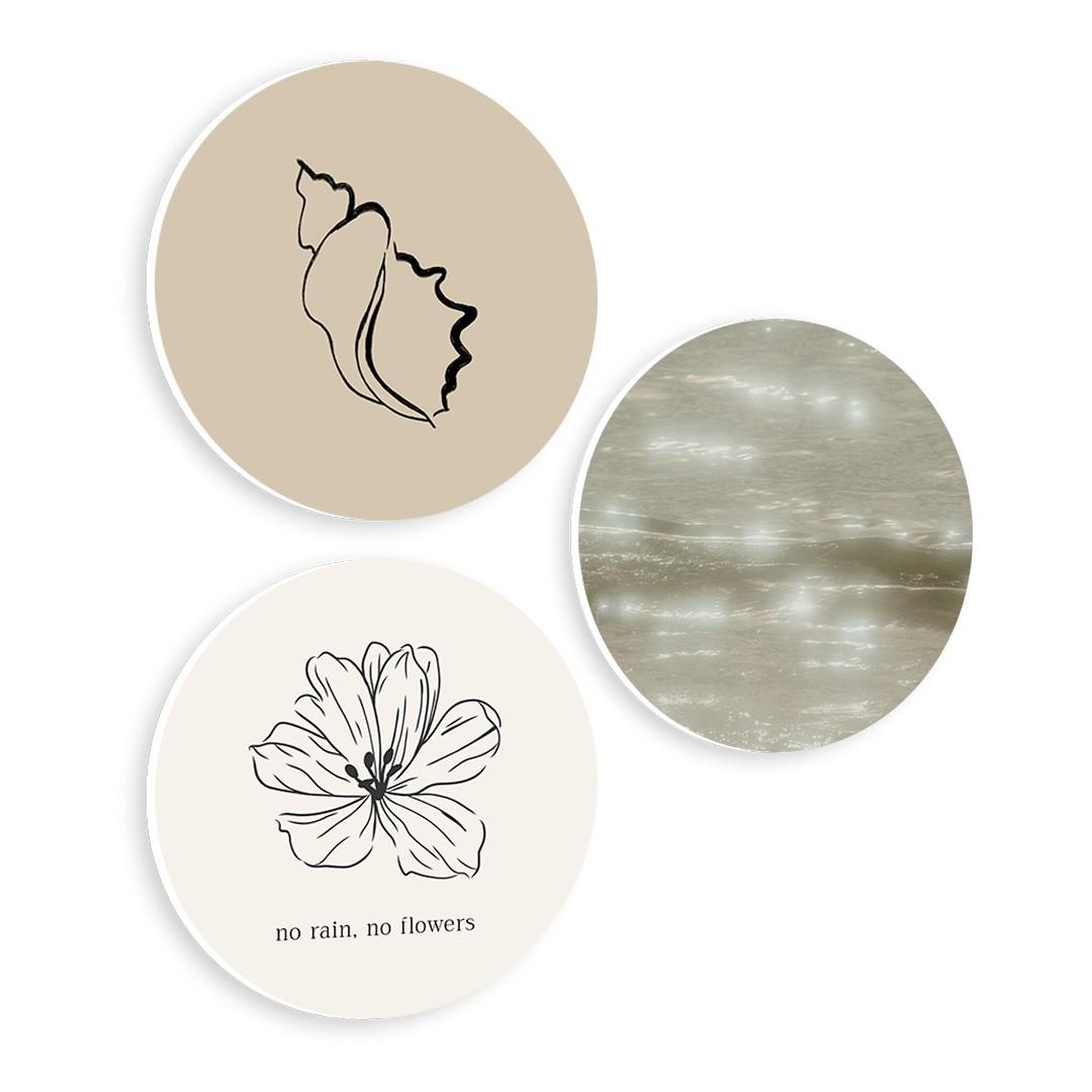 Shell Flower Beige