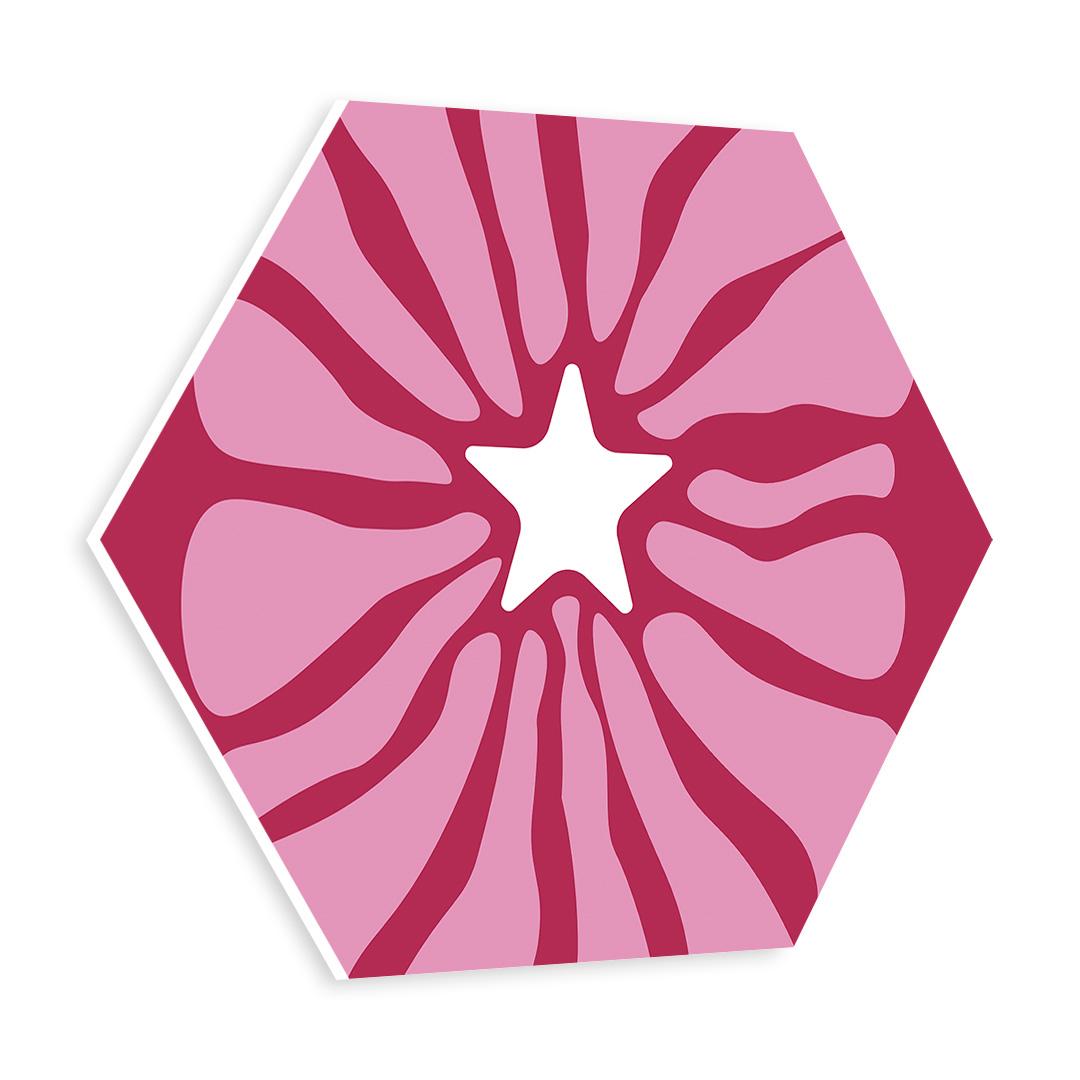 Pink Star Burst