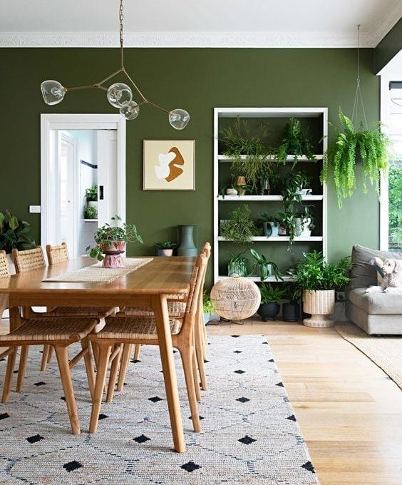 Wandgestaltung hinter dem Esstisch: 8 Ideen