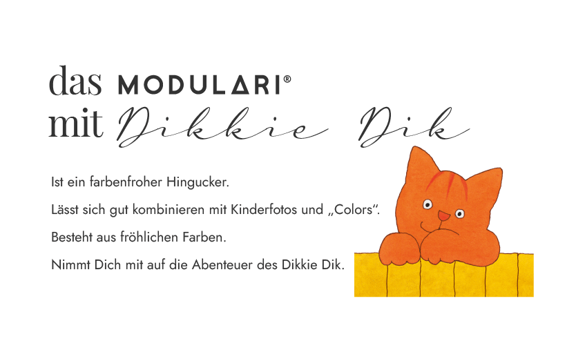 de ultieme modulari van Dikkie Dik