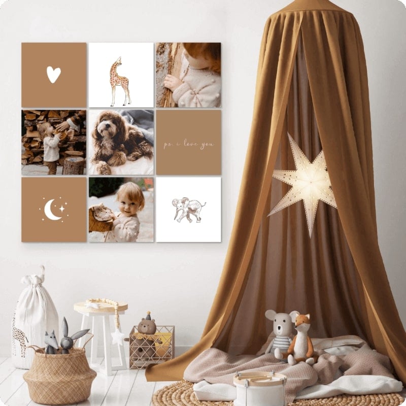 Mélangez vos photos avec des panneaux Modulari uniques