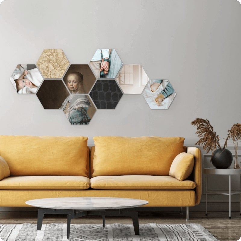 Décoration murale du salon