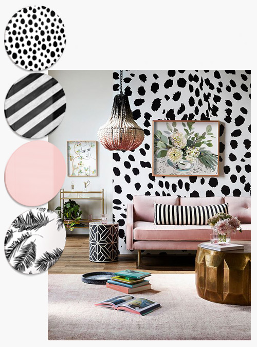 Circles dierenprint