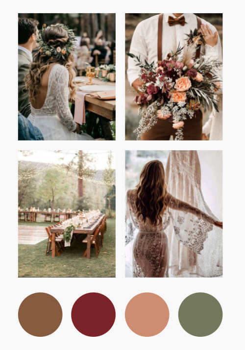 Trouwen boho