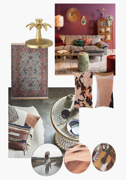 Woonstijlen bohemian