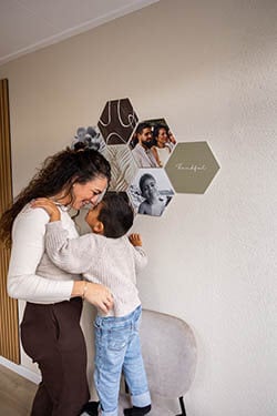 Looking at the Hexagons collection together