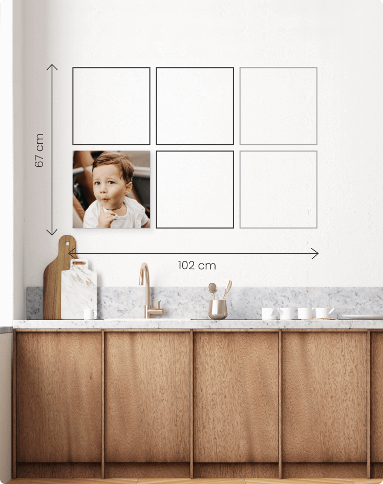 flexframe wanddecoratie - Formaat XL