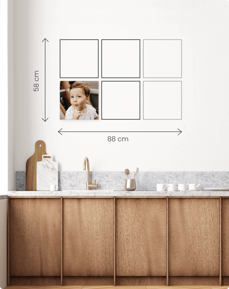 square wall decor - Formaat L