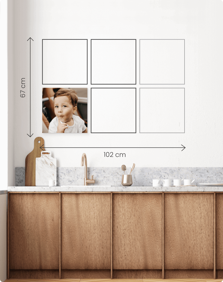 square wall decor - Formaat XL