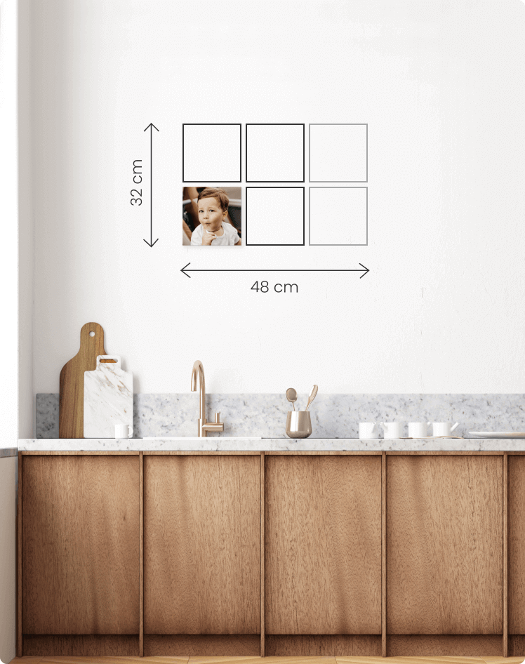 square wall decor - Formaat XS